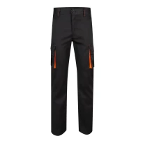 Pantalón bicolor de trabajo Elástico Multibolsillos Velilla 103008S