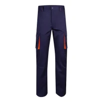 Pantalón bicolor de trabajo Elástico Multibolsillos Velilla 103008S