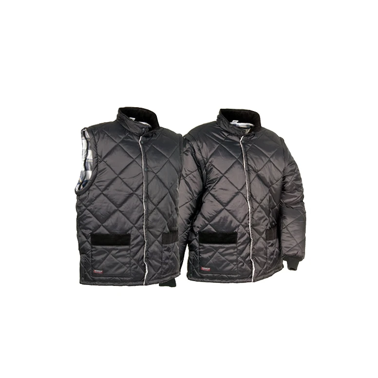 Liquidación total - Parka de trabajo Multibolsillos Cofra Hailstorm V197-0-02 Talla L marino/negro