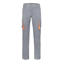 Pantalón bicolor de trabajo Elástico Multibolsillos Velilla 103024S