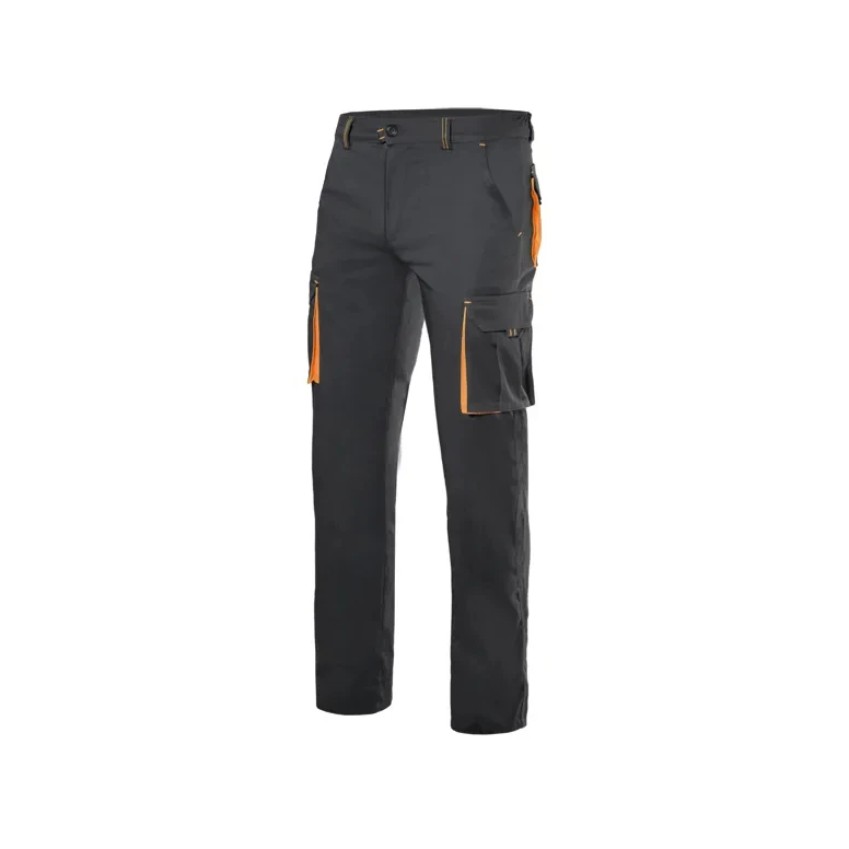 Pantalón bicolor de trabajo Elástico Multibolsillos Velilla 103024S