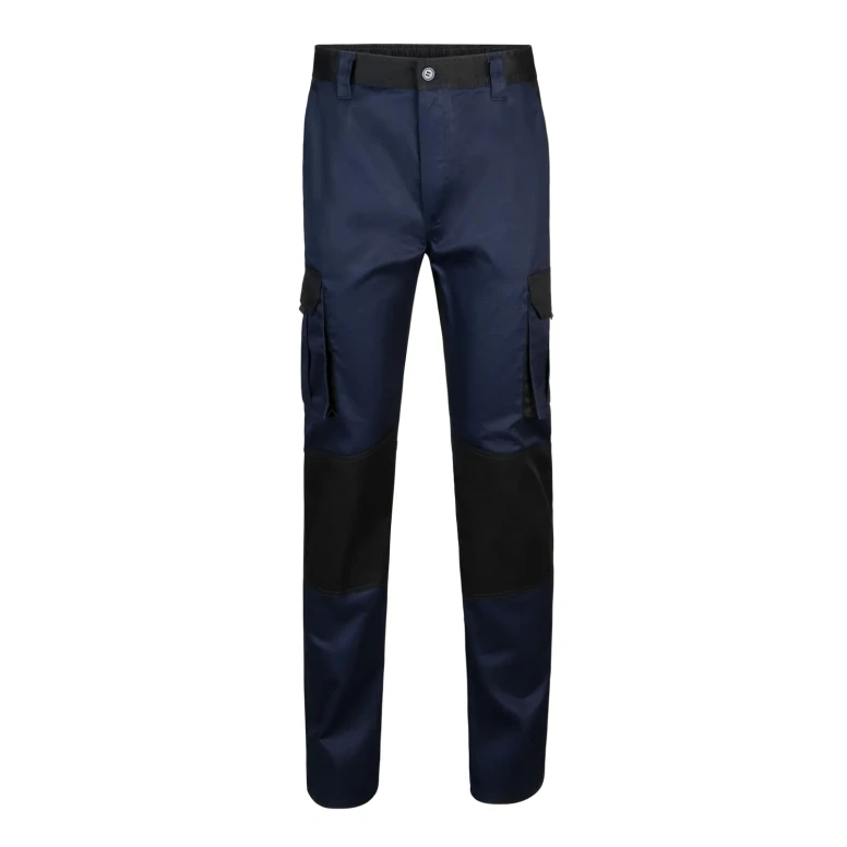 Pantalón bicolor de trabajo Multibolsillos Velilla 103020B