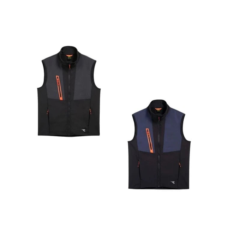 Chaleco de trabajo Stretch Softshell Diadora Vest Hybrid 702.180066
