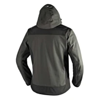 Liquidación total - Chaqueta de trabajo de Softshell Diadora Tech Carbon 702.175946 color gris oscuro Talla 4XL