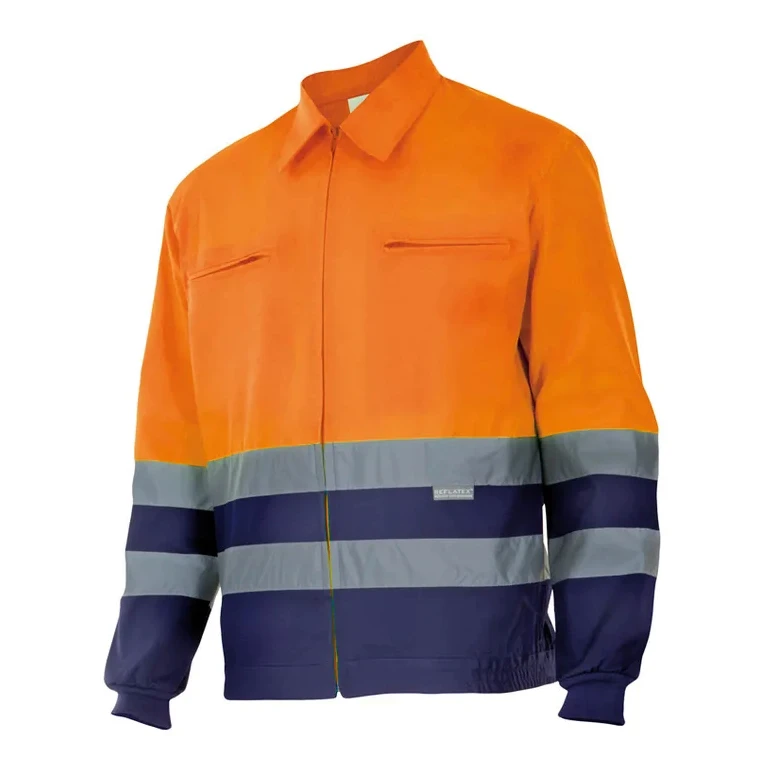 Chaqueta de forro polar bicolor de trabajo Alta visibilidad Velilla 153