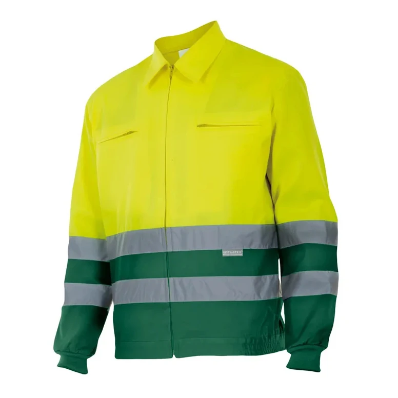 Chaqueta de forro polar bicolor de trabajo Alta visibilidad Velilla 153