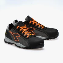Zapatos de seguridad GEOX - Diadora Glove Tech Low PRO S1P SRA HRO ESD Gris antracita / Naranja 701.181122