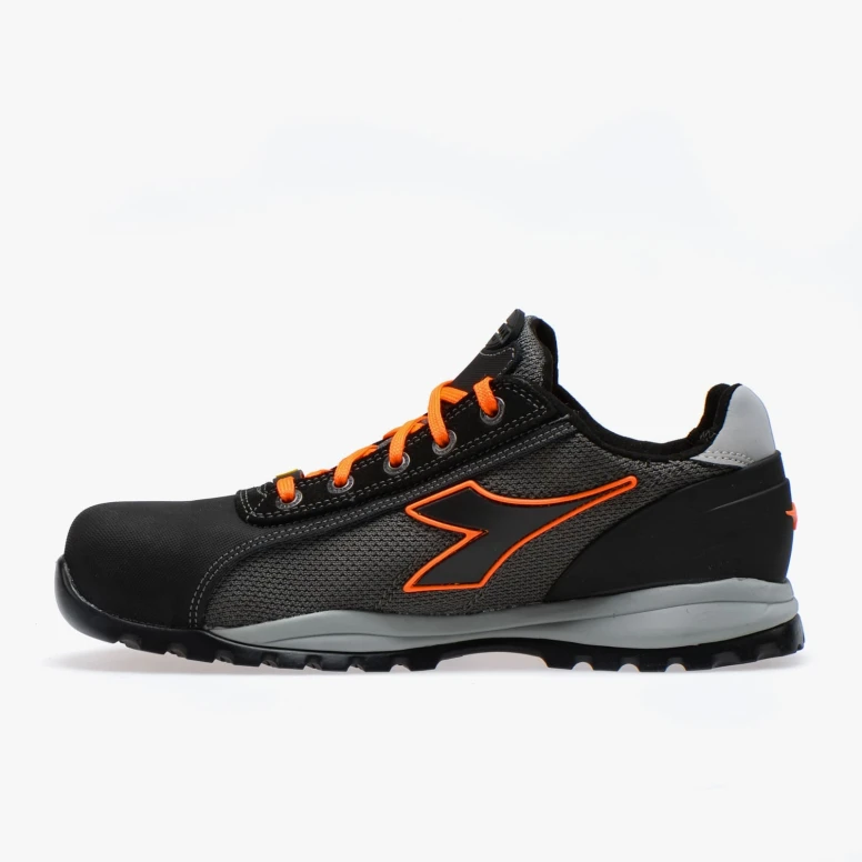 Zapatos de seguridad GEOX - Diadora Glove Tech Low PRO S1P SRA HRO ESD Gris antracita / Naranja 701.181122