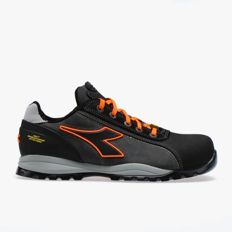 Zapatos de seguridad GEOX - Diadora Glove Tech Low PRO S3 SRA HRO ESD Gris antracita / Naranja 701.181124