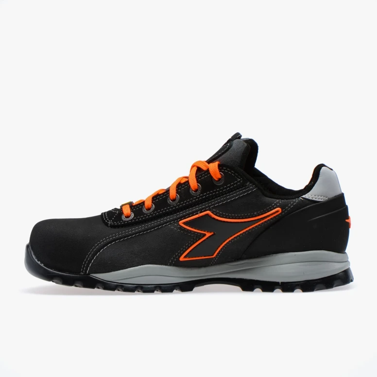 Zapatos de seguridad GEOX - Diadora Glove Tech Low PRO S3 SRA HRO ESD Gris antracita / Naranja 701.181124