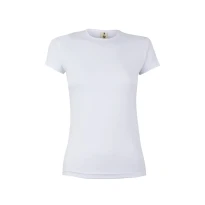 Camiseta de cuello redondo de trabajo 100% Algodón Velilla Coral Mujer MK170WV