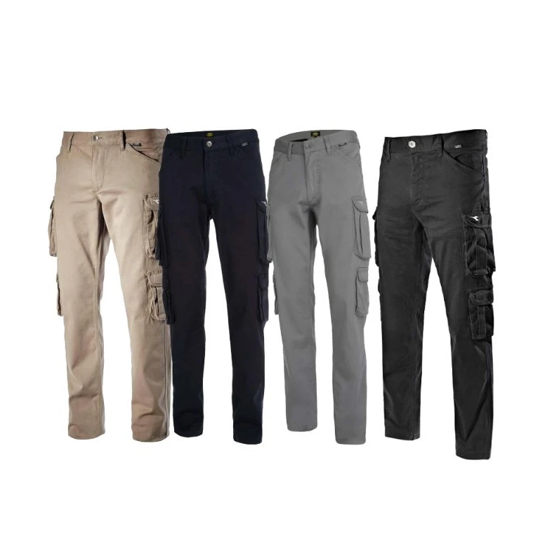 Pantalones de trabajo Diadora Multibolsillos Stretch Wayet II 702.160298