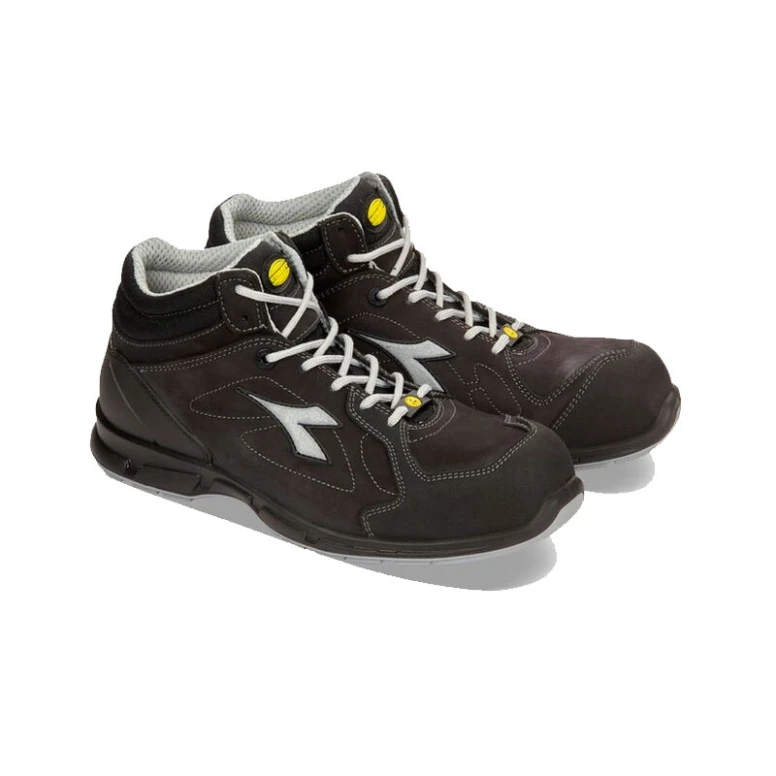 Liquidación total - Zapatos de seguridad Mid-Cut Diadora Flex Mid S3 Src Esd 701.172589 color negro Número 36