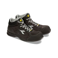 Liquidación total - Zapatos de seguridad Mid-Cut Diadora Flex Mid S3 Src Esd 701.172589 color negro Número 36
