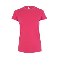 Camiseta de cuello redondo de trabajo 100% Algodón Velilla Coral Mujer MK170CV
