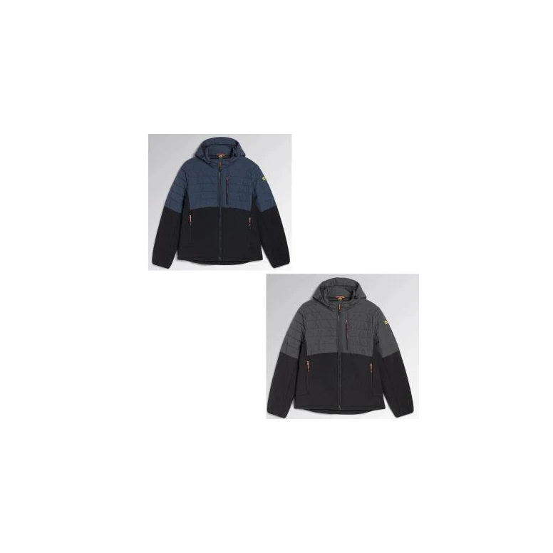 Chaqueta de trabajo Diadora PADDED JACKET OSLO HYBRID Multibolsillos Impermeable con Capucha 702.181813