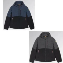 Chaqueta de trabajo Diadora PADDED JACKET OSLO HYBRID Multibolsillos Impermeable con Capucha 702.181813