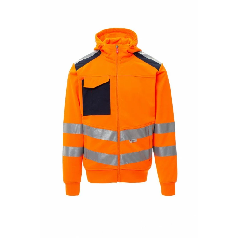 Sudadera con capucha de trabajo Alta Visibilidad Multibolsillos Payper Leader AY 7582