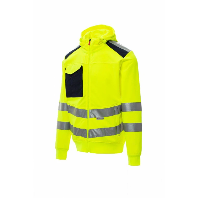 Sudadera con capucha de trabajo Alta Visibilidad Multibolsillos Payper Leader AY 7582