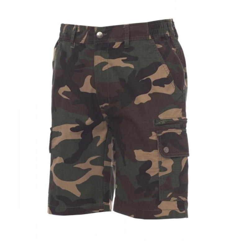 Bermudas de trabajo Multibolsillos de verano de corte clásico - Payper