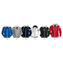 Sudadera con cremallera completa y costuras reforzadas Kansas - Payper