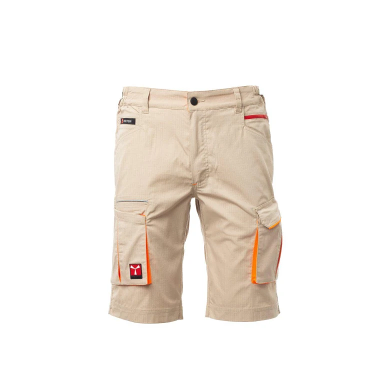 Bermudas de trabajo Unisex Multibolsillos Stretch Payper Next 400 Pantalones cortos AY 7601