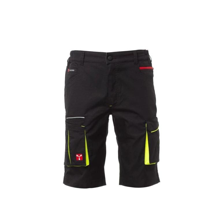 Bermudas de trabajo Unisex Multibolsillos Stretch Payper Next 400 Pantalones cortos AY 7601
