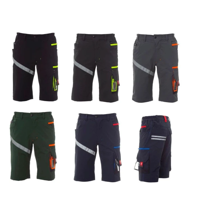 Bermuda de trabajo Unisex Multibolsillos Stretch Payper Next 4W Shorts AY 7316