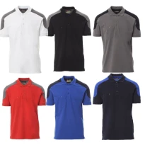 Polo de trabajo bicolor de manga corta - Payper