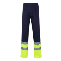 Pantalón bicolor de trabajo Alta visibilidad Multibolsillos Velilla 158