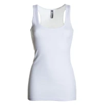 Camiseta sin mangas de cuello redondo amplio 100% Algodón Look - Payper