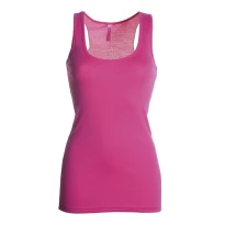 Camiseta sin mangas de cuello redondo amplio 100% Algodón Look - Payper
