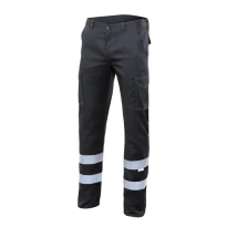 Pantalón de trabajo Alta visibilidad Elástico Multibolsillos Velilla 103014S