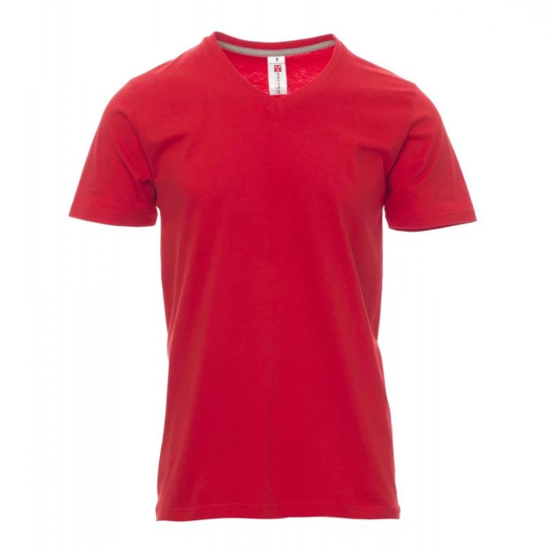 Camiseta de cuello en V de manga corta de algodón V-Neck - Payper