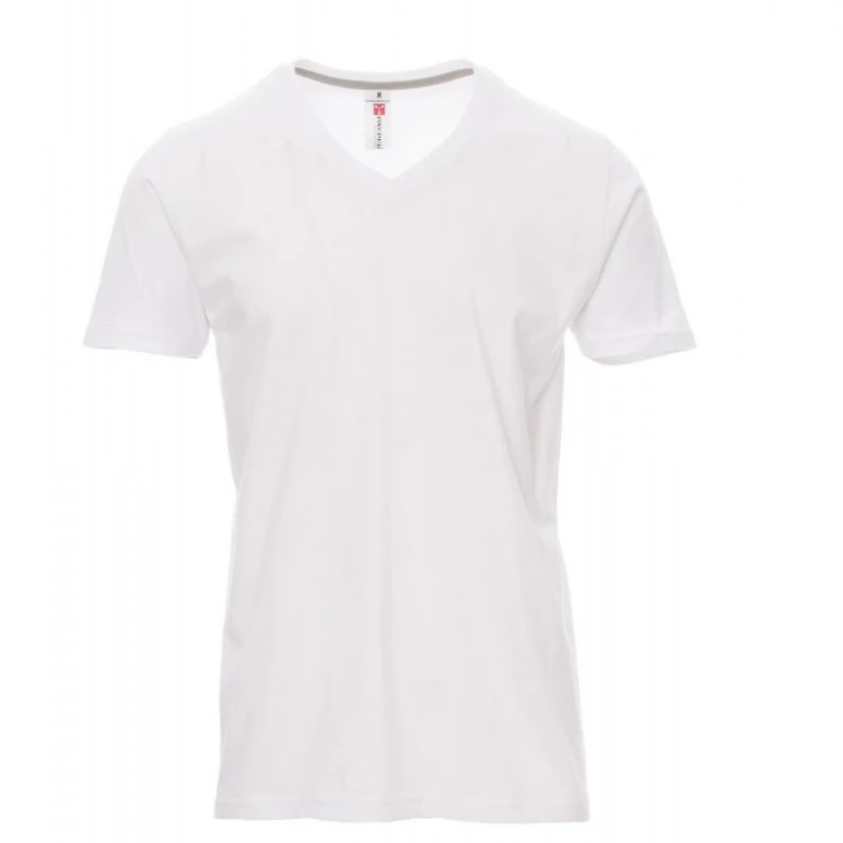 Camiseta de cuello en V de manga corta de algodón V-Neck - Payper