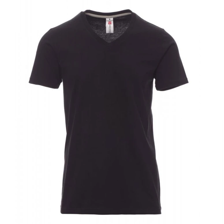 Camiseta de cuello en V de manga corta de algodón V-Neck - Payper