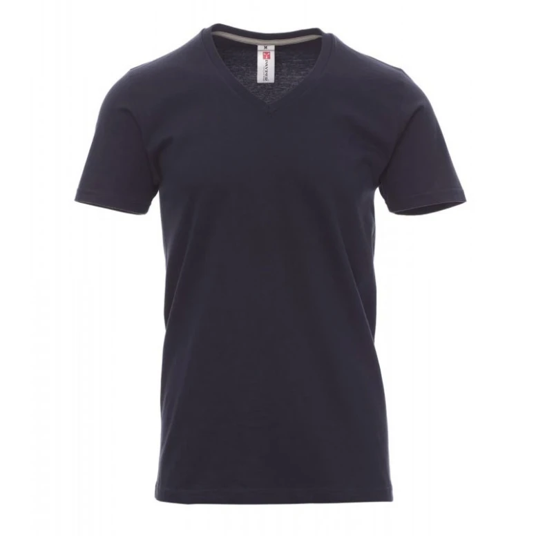 Camiseta de cuello en V de manga corta de algodón V-Neck - Payper