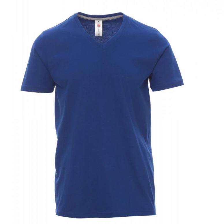 Camiseta de cuello en V de manga corta de algodón V-Neck - Payper