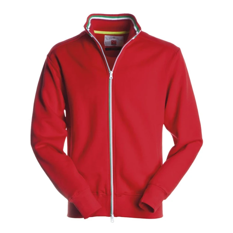 Liquidación total - Sudadera Cremallera completa Nazionale - Payper AY 7532 Talla 3XL rojo
