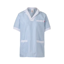 Blusa sanitaria de manga corta de trabajo Multibolsillos Velilla 585
