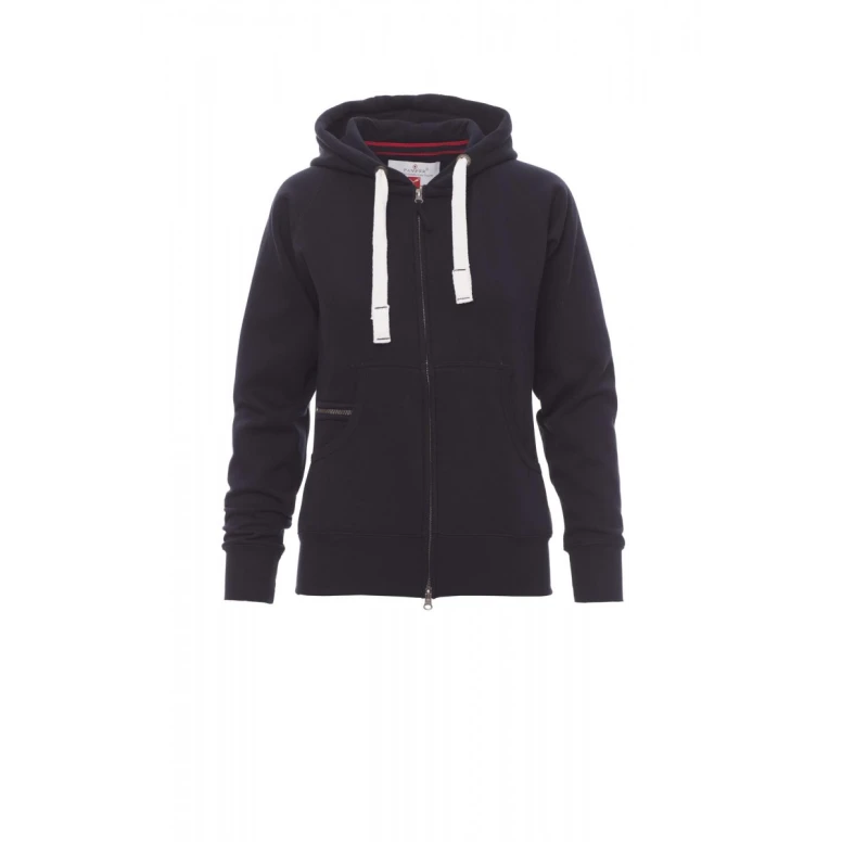 Sudadera de trabajo con cremallera larga y capucha Payper Dallas Lady+ AY 7536