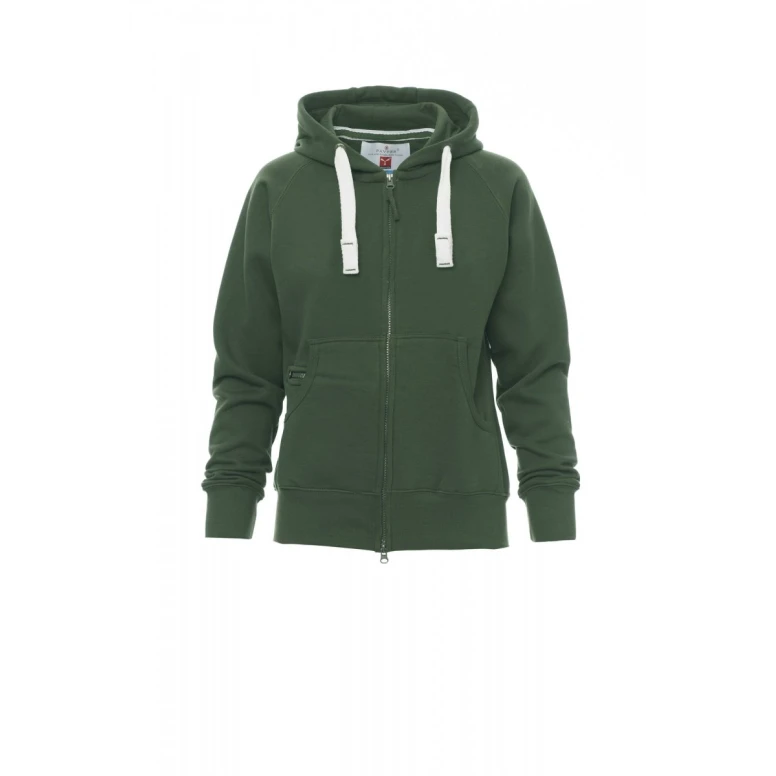 Sudadera de trabajo con cremallera larga y capucha Payper Dallas Lady+ AY 7536