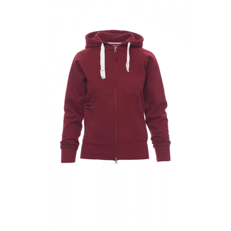 Sudadera de trabajo con cremallera larga y capucha Payper Dallas Lady+ AY 7536