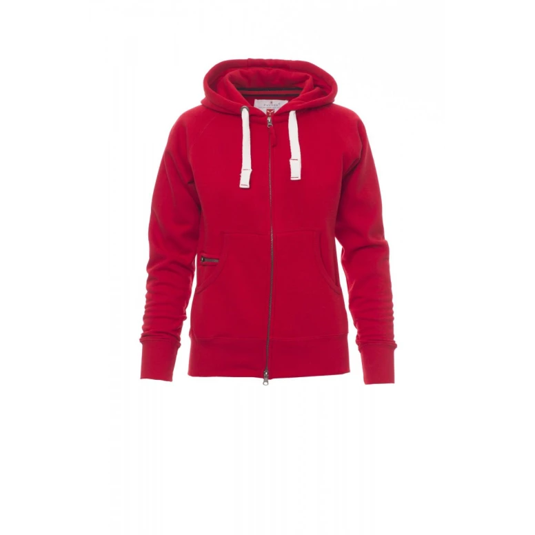 Sudadera de trabajo con cremallera larga y capucha Payper Dallas Lady+ AY 7536