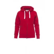 Sudadera de trabajo con cremallera larga y capucha Payper Dallas Lady+ AY 7536