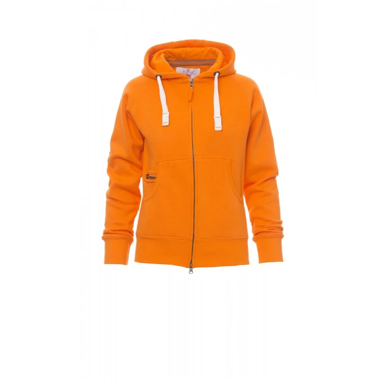 Sudadera de trabajo con cremallera larga y capucha Payper Dallas Lady+ AY 7536