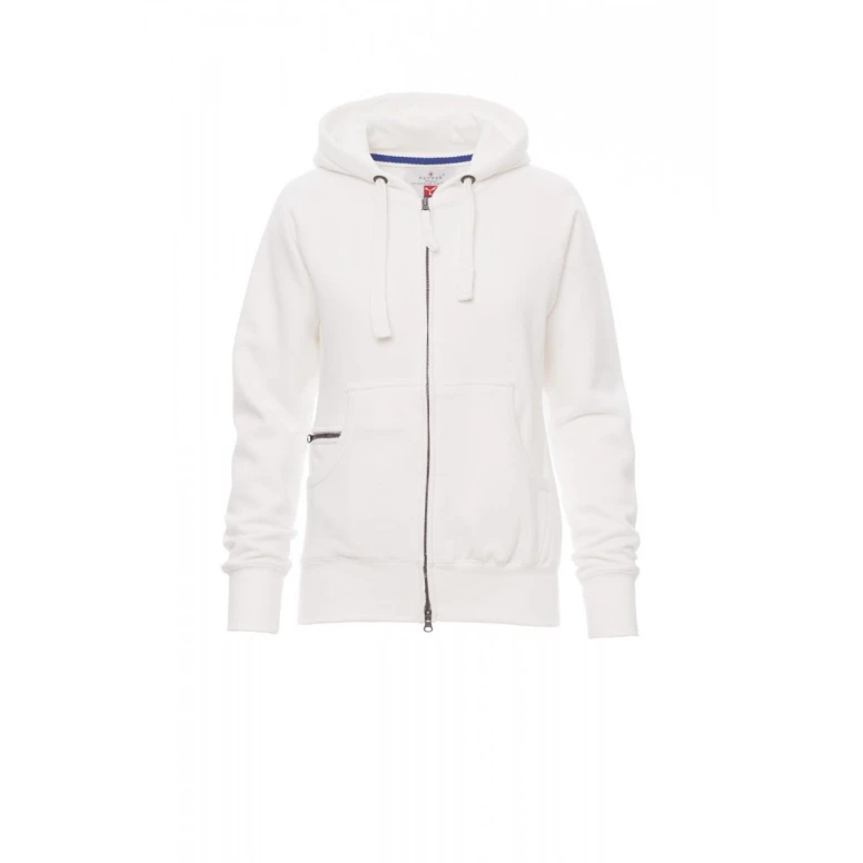 Sudadera de trabajo con cremallera larga y capucha Payper Dallas Lady+ AY 7536