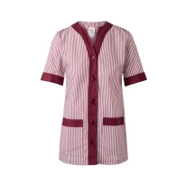 Blusa sanitaria de manga corta larga de trabajo Multibolsillos Velilla Mujer 579