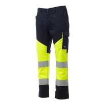 Pantalón Bicolor de trabajo Alta Visibilidad Multibolsillos Payper Working Summer AY 7593