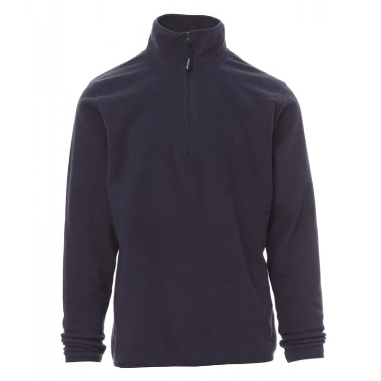 Liquidación total -Sudadera de trabajo en micropolar ligero con elástico en las mangas Soft+ - Payper Talla 3XL azul marino